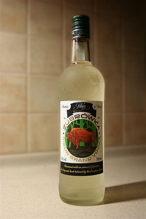Bak's bison grass vodka is a revolutionary product and not your typical flavored vodka. File:Zubrowka vodka 01.jpg - Wikimedia Commons