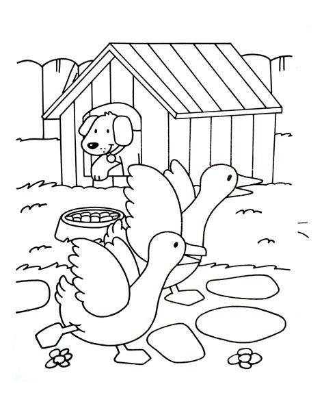 Farm House Coloring Pages For Kids Coloring For Kids House House