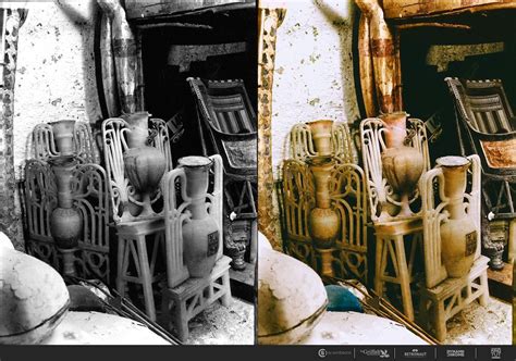 color photos of the 1922 discovery of tutankhamun s tomb