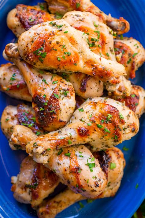 baked chicken legs with garlic and dijon keeprecipes your universal recipe box