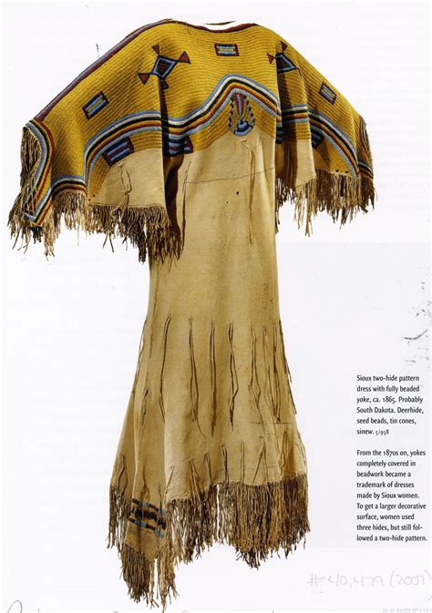 Sioux dress, c. 1865. | Native american war shirts, Native american