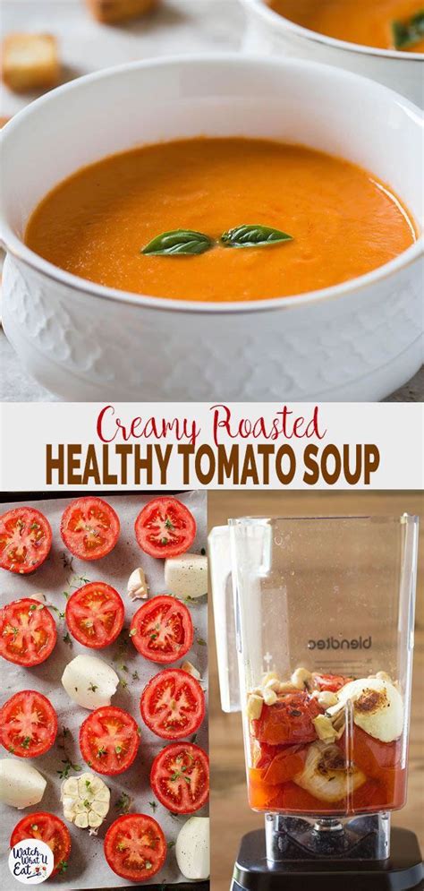 Creamy Roasted Tomato Soup Easy And