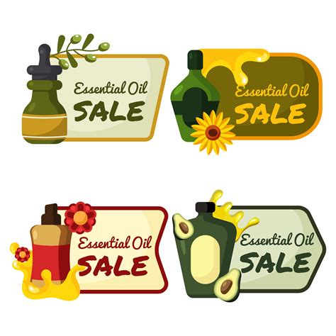 Download Essential Oils Sale Labels 215810 - Download Free Vectors ...