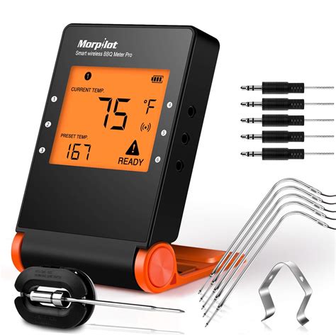 Wireless Bbq Thermometer Morpilot Bluetooth Digital Meat