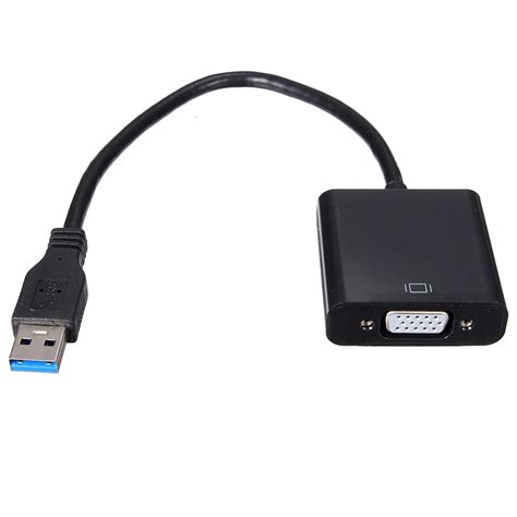 1080p Usb 30 To Vga Display External Video Graphics Adapter Cable For