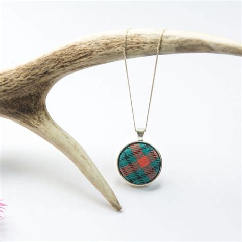 Marcfarlane Tartan Necklace Made In Scotland Atelier Escapades