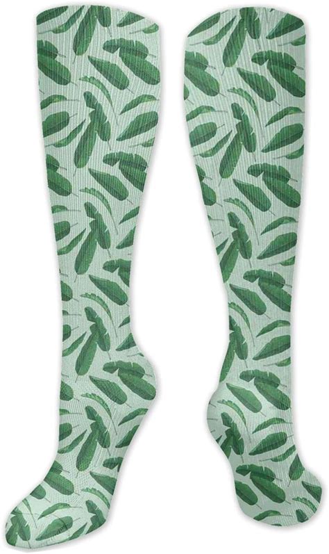Amazon Compression High Socks Jungle Rainforest Nature Theme