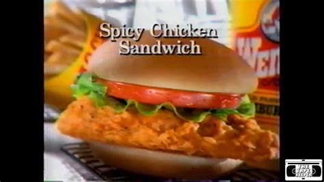 Wendy's Spicy Chicken Sandwich Commercial - 2000 - YouTube