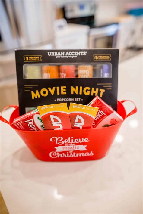 Movie Night Gift Basket Ideas Everything You Need For Movie Lovers Movie Gift Basket Friday