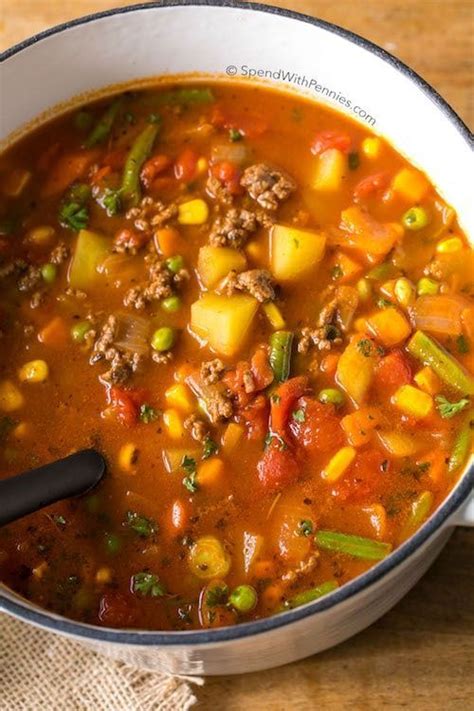 However, it's usually a little of this and a little of that. Make and share this Old-Fashioned Vegetable Beef Soup recipe from Salon Food. #vegetablebeefsoup ...