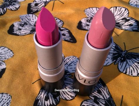 Matte Pink Lipsticks From Revlon Stormy Pink 97 And Pink Pout 02