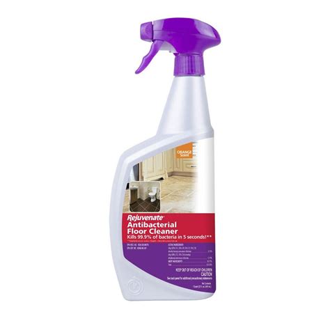 Rejuvenate 32 Oz Antibacterial Floor Cleaner Rj32abfc The Home Depot