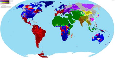Este Mapa Muestra Claramente Cómo Están Distribuidas Las Religiones En