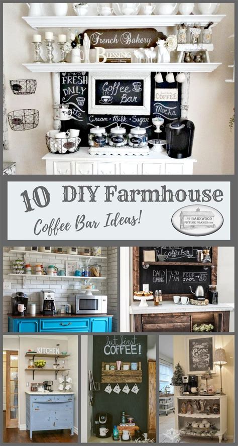 Here are kitchen coffee bar ideas to help you diy your very own coffee station! Check out these 10 best DIY farmhouse coffee bar ideas ...