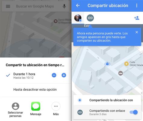 Google Maps ya te deja compartir tus rutas y tu ubicación en tiempo real