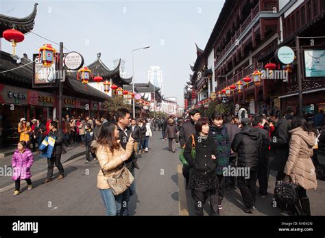 Chinese New Year Shanghai China Stock Photo Alamy