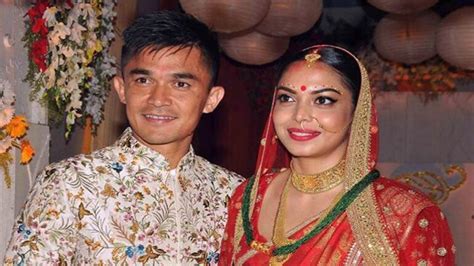 sunil chhetri marries long time girlfriend sonam bhattacharya sports news