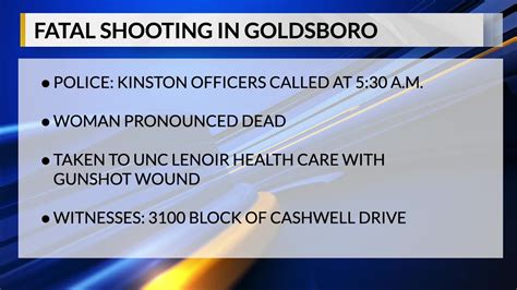 Police Investigating After Woman Fatally Shot In Goldsboro Youtube