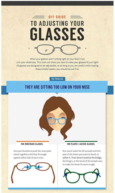 Vm Diy Guide To Adjusting Your Glasses Adjusting Glasses Diy Guide