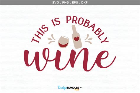 This is probably Wine - svg, printable
