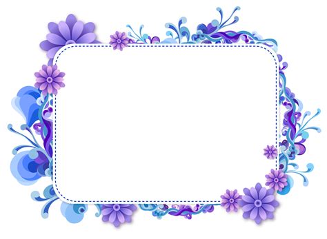 Purple Frame Png Images Transparent Free Download