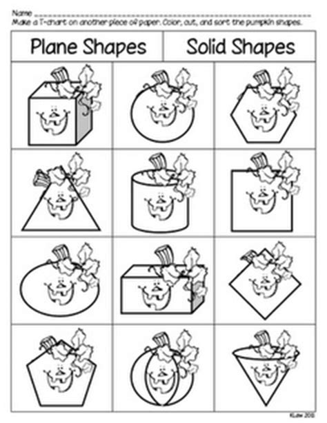 Search through 52518 colorings, dot to dots, tutorials and silhouettes. "Plane Shapes/Solid Shapes" worksheet to go with book ...
