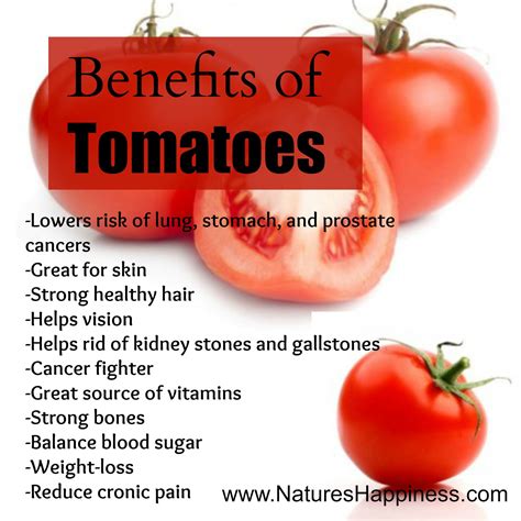 the benefits of eating tomatoes for health health