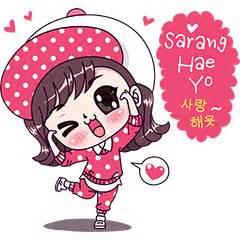 Mj saying saranghaeyo, sarang habnida which means i love you in korean. 30+ Gambar Kartun Korea Saranghae
