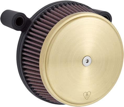 Arlen Ness Stage 1 Big Sucker Air Cleaner Kit In Brass Finish With Pre