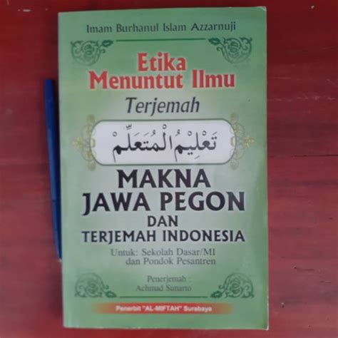 Terjemah Makna Gandul Ta'lim Muta'alim Jawa Pegon