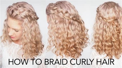 How To Braid Curly Hair Top Tips A Quick And Easy Tutorial YouTube