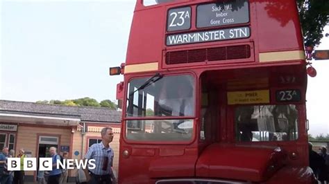 Routemasters Ferry Visitors To Abandoned Village Bbc News
