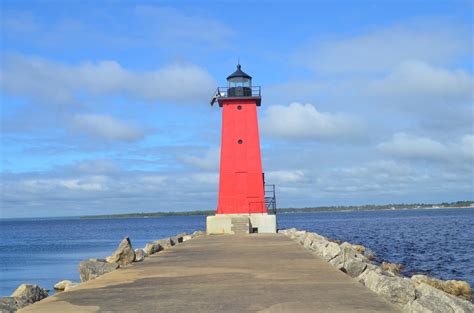 Manistique East Breakwater Lighthouse Lake Michigan Travel The Mitten