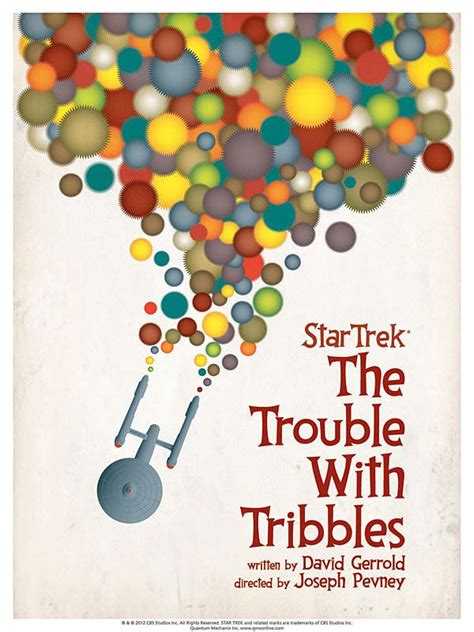 Star Trek The Trouble With Tribbles Star Trek Art Star Trek Posters