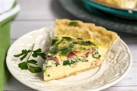 Make Ahead Quiche With Bacon Cheese And Spinach 31 Daily