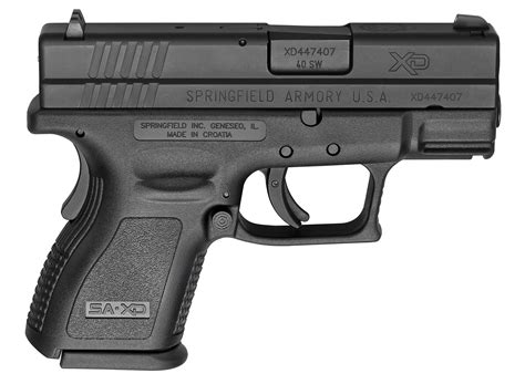 Springfield Xd 40 Caliber 3 Sub Compact Pistol Xd9802hc