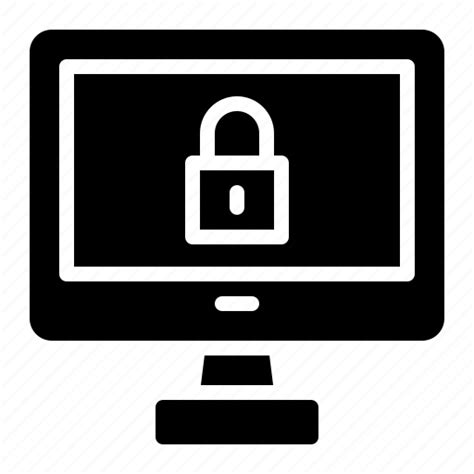 Computer Lock Protection Security Icon