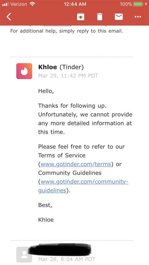 Last but not least, tinder may ban your account due to inactivity. Has anyone else been banned without warning recently and ...