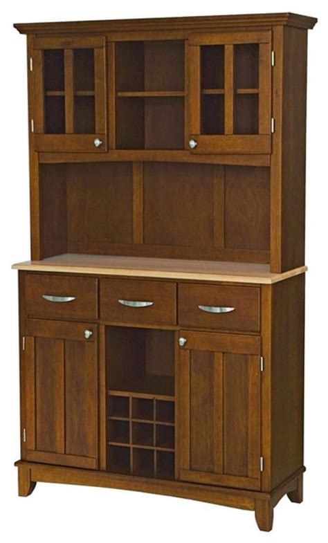 Browse a wide selection of sideboards, buffet tables and credenzas in a variety of styles, sizes and finishes to add storage and serving space to your home. Buffet with Hutch - Contemporary - China Cabinets And ...
