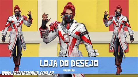 Free Fire recebe Loja do Desejo a inédita skin Dr Sangrento tudo