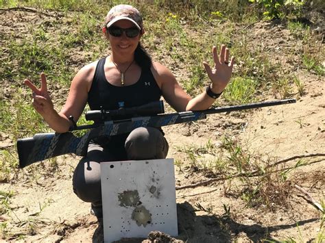 andrea bogard prepares for africa with her new signature series rifle