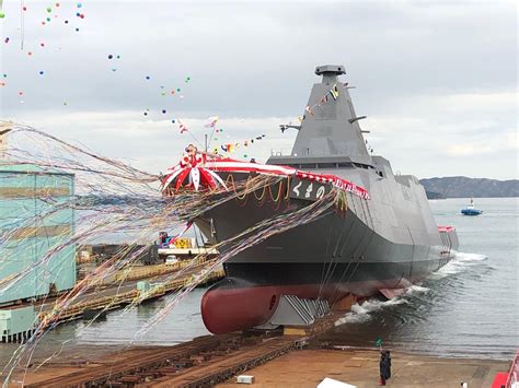 Japan Launch New Multi Mission Stealth Frigate Asian Defence Journal
