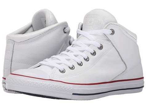 Converse Chuck Taylor® All Star® Hi Street Car Leather And Motorcycle Leather In White For Men Lyst