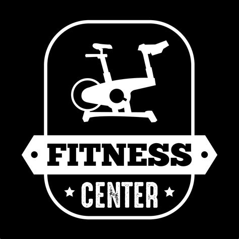 Fitness Badge And Logo Good For Print Design 656486 Vector Art At Vecteezy