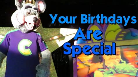 Chuck E Cheese Your Birthdays Are Special Wilmington Nc Youtube