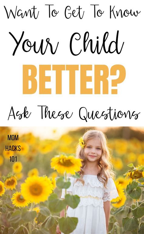101 Fun Questions To Ask Kids To Know Them Better Mom Hacks 101 Fun