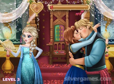 Frozen Anna Kiss Play Online On Silvergames 🕹️