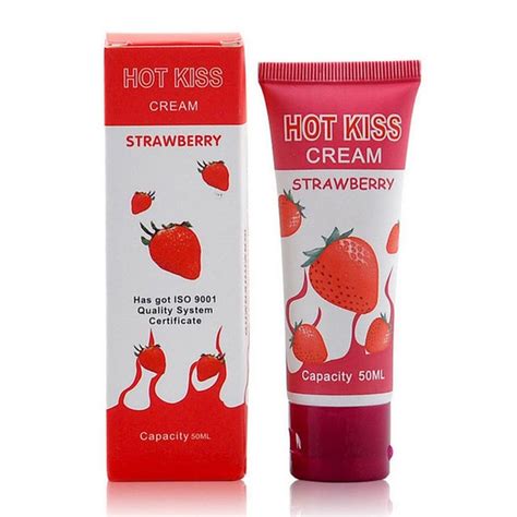 Buy 2016 Hot Kiss Strawberry Flavored Edible Lubricants 50ml Oral Sex And Anal