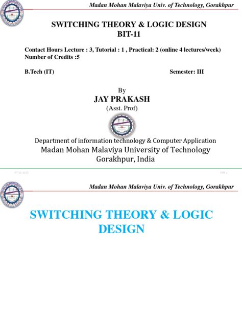 Switching Theory And Logic Design Unit 1 Pdf Digital Signal Subtraction