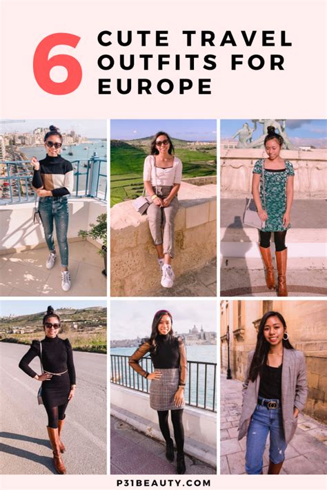 Europe Travel Outfits 6 Cute Outfits For Traveling To Europe European